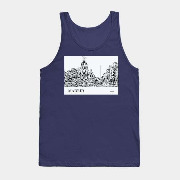 Madrid - Spain Tank Top by Lakeric